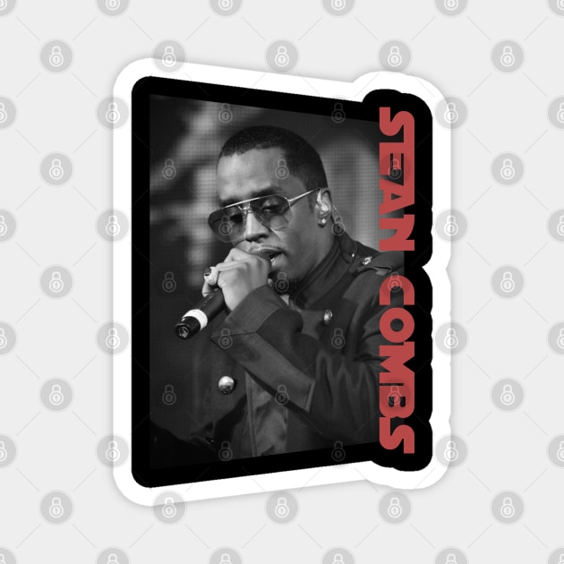 seancombs still rapp - monochrome style Magnet by BUBBLEMOON