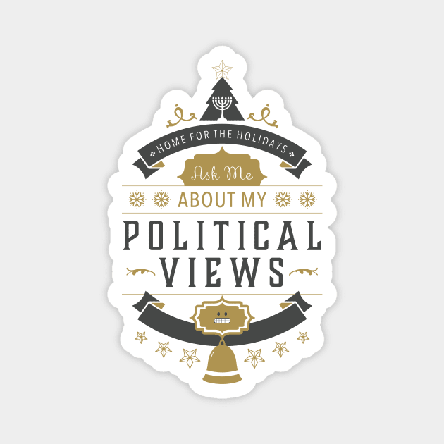 Holidays and Politics Magnet by NeddyBetty