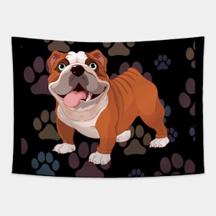 THE DOG LOVE Tapestry