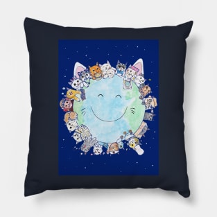 Happy Cat Planet - Choose your Personality Pillow