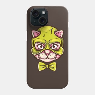 The Green Cat Mask Phone Case
