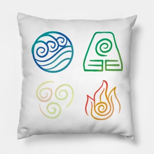 Avatar symbols of the four nations Pillow