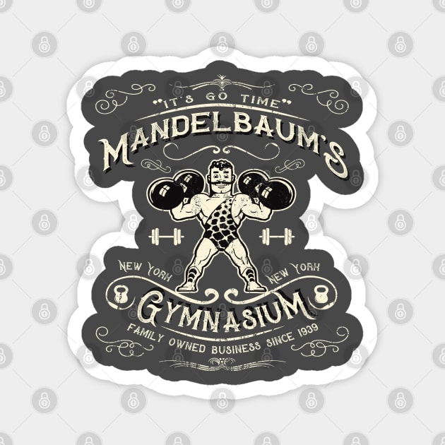 Mandelbaum's Gym It's Go Time Magnet by Alema Art