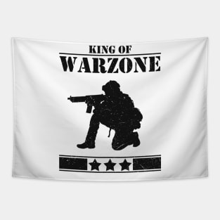 Gamer King Of Warzone Gaming Tapestry