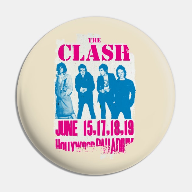 The Clash Pin by HAPPY TRIP PRESS