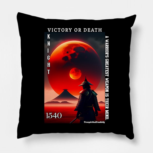 Victory Or Death Pillow by QuirkyPrintShop