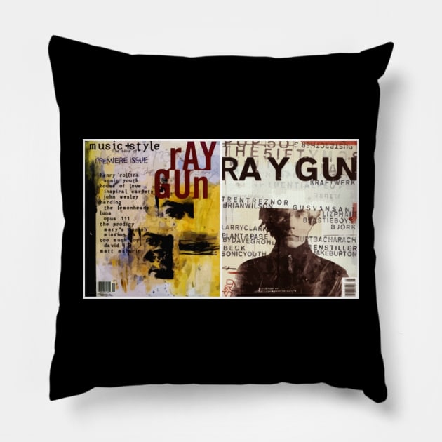 raygun album cover vintage Pillow by masri hudi