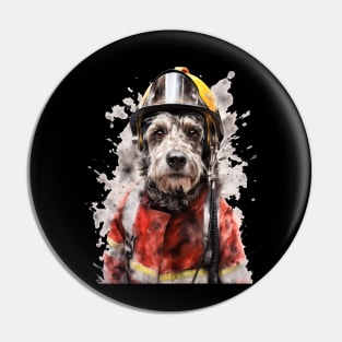 Fireman Dog Pin