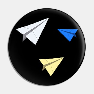 Paper Airplanes Pin