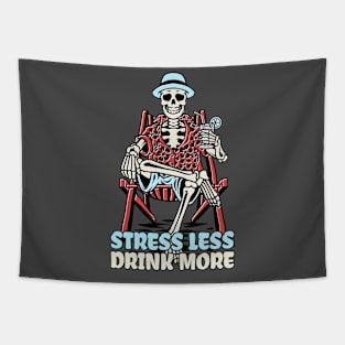 Stress Less Drink More Tapestry