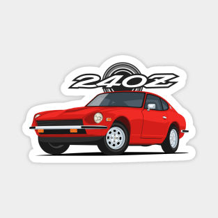 240z Fairlady classic sport coupe red Magnet