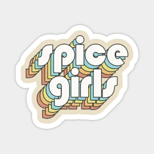 Retro Spice Girls Magnet