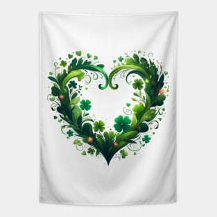 Heart Irish Shamrock St Patrick Day Tapestry