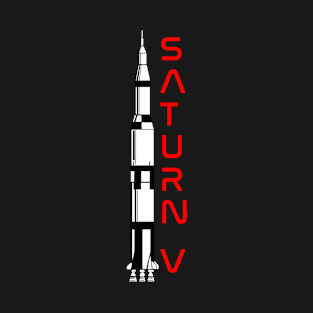 Saturn V NASA Apollo Moon Rocket T-Shirt