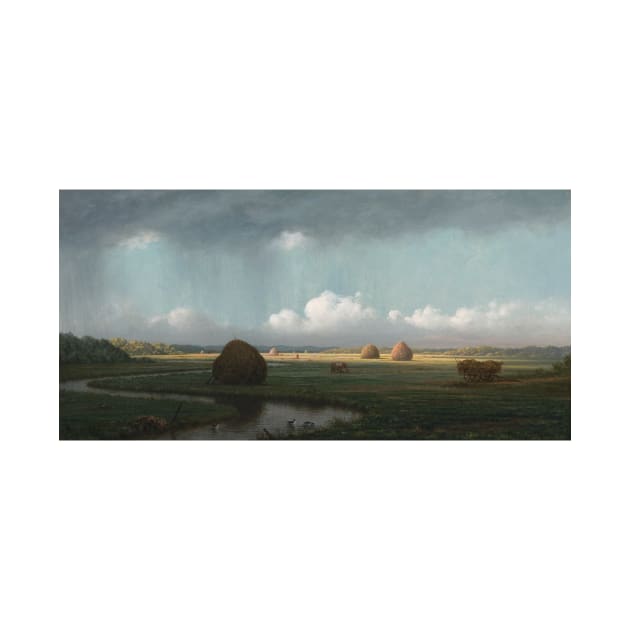 Sudden Shower, Newbury Marshes by Martin Johnson Heade by Classic Art Stall