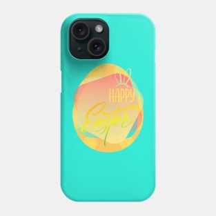 Happy Easter - Egg - Green - Rabbit ears Phone Case