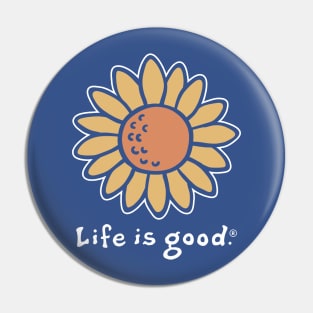 Life Is Really Good Sunflower 2 Pin