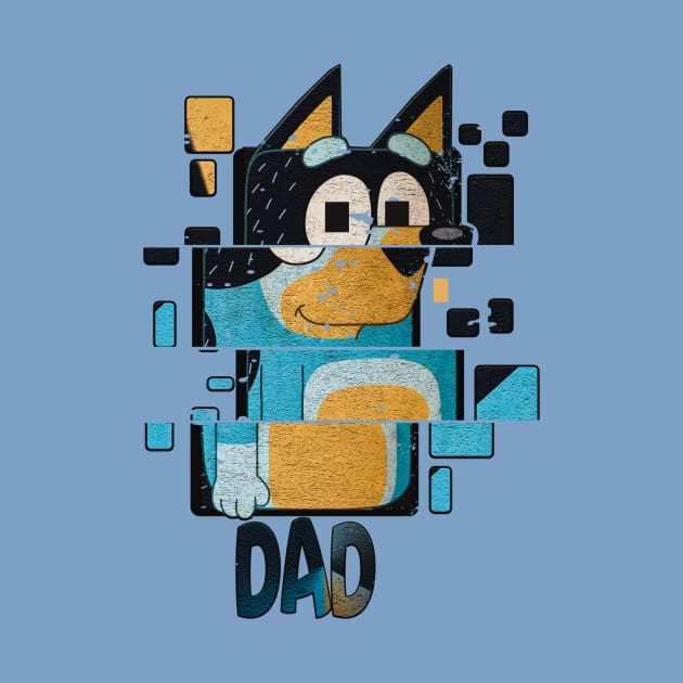 bluey dad by nowsadmahi