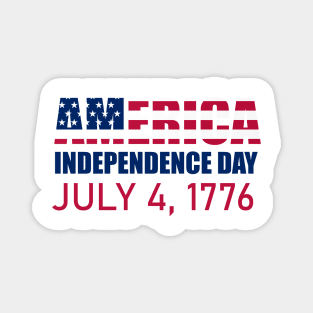 America Independence Day Design Magnet