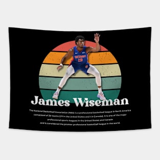 James Wiseman Vintage V1 Tapestry