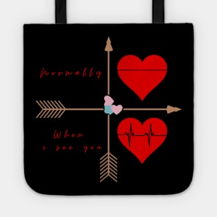 happy valentines day Tote