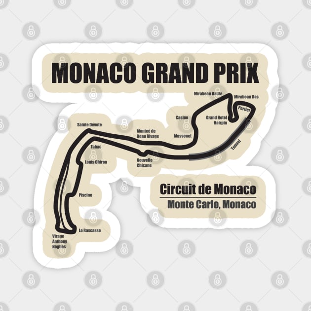 Monaco Grand Prix LS Magnet by Chicanery