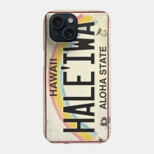 Vintage Hawaii License Plate HALEIWA Phone Case