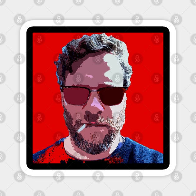 seth rogen Magnet by oryan80