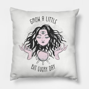 grow a little Fortune Teller Vintage Style Pillow