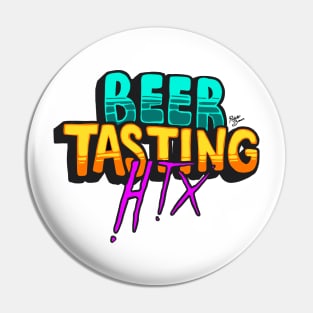 Beer Tasting Houston Logo (REMIX 1) Pin