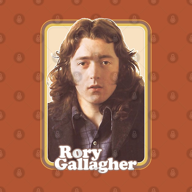 Rory Gallagher / Vintage Look Fanart Design by DankFutura