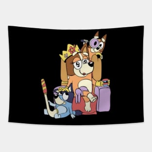 mom funny bluey Tapestry