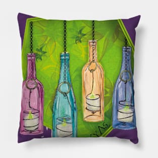 Retro lamps: Bottle Lighting Pillow