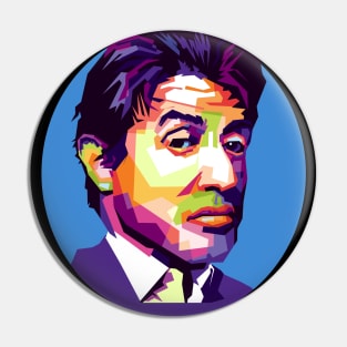 Sylvester stallone pop art Pin