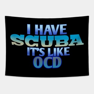 Scuba diving designs Tapestry