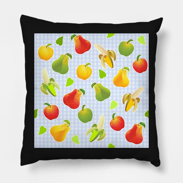 fruit background Pillow by kavalenkava