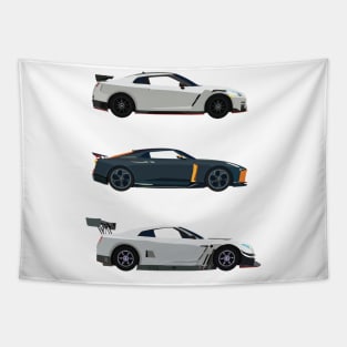 Minimalist GT-R R35 Variant01 Tapestry