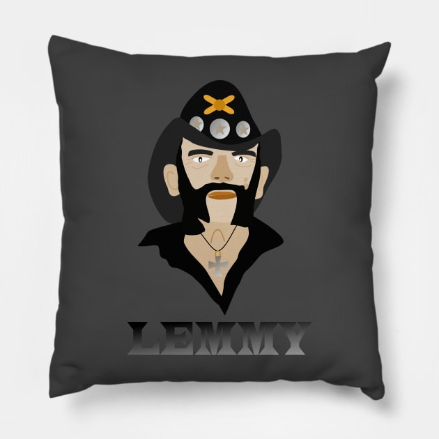 Lemmy Pillow by LoganJ