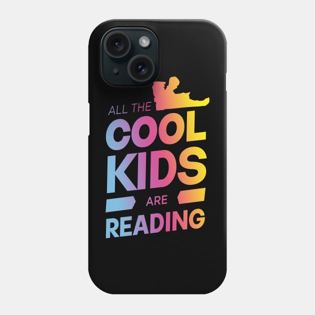 all the cool kids are reading on retro style Phone Case by rsclvisual