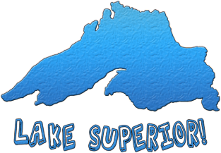 Great Lakes Lake Superior Outline Magnet