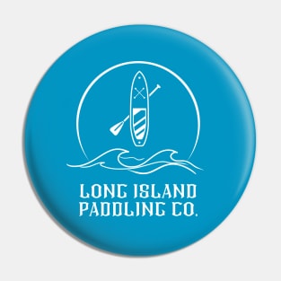 Long Island Paddling Co. T-Shirt with Paddleboard and Top Locations Pin
