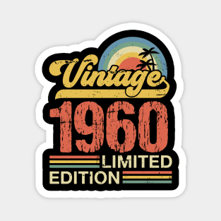 Retro vintage 1960 limited edition Magnet