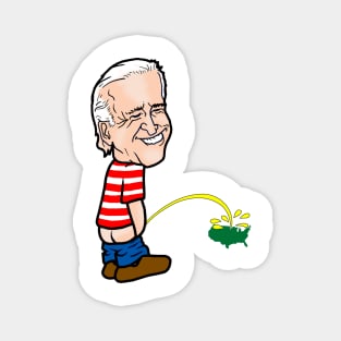 Biden Peeing Magnet