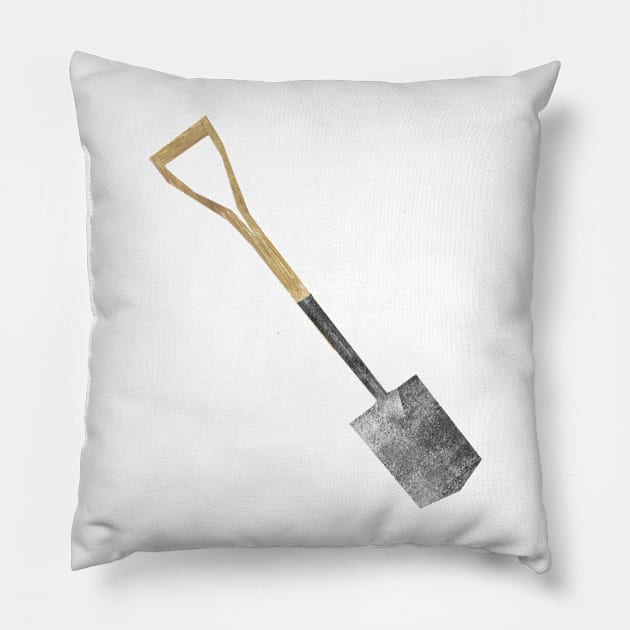 Garden spade Pillow by Babban Gaelg