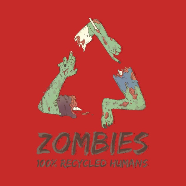 Zombies 100% Recycled Humans by nerrik