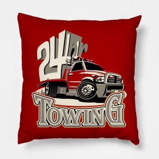 Cartoon tow truck Pillow