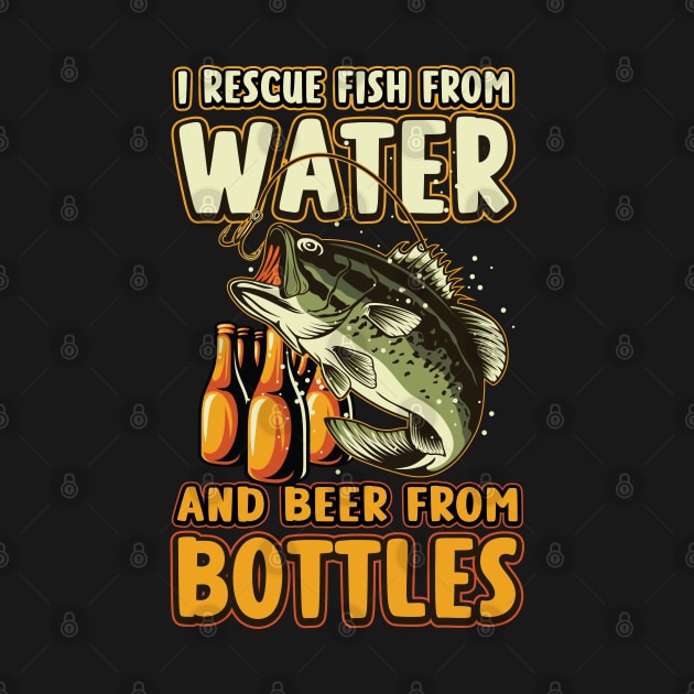 I Rescue Fish From Water And Beer From Bottles Funny Fishing by ryanjaycruz