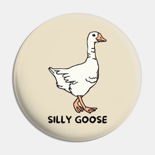 Silly Goose Pocket Patch Pin