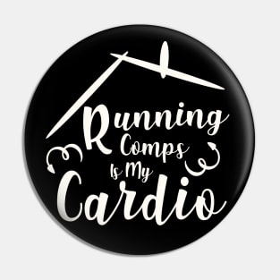 Running Comps Is My Cardio T-Shirt Real Estate Agent Realtor Pin