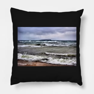 Whitecaps on Superior Pillow